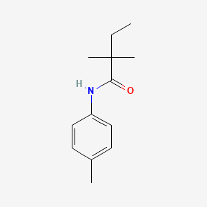 2,2-dimethyl-N-(4-methylphenyl)butanamide