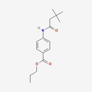 Propyl 4-[(3,3-dimethylbutanoyl)amino]benzoate