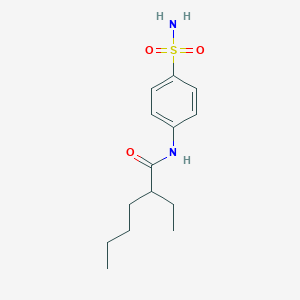 2-ethyl-N-(4-sulfamoylphenyl)hexanamide