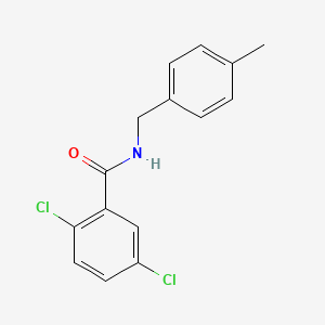 2,5-dichloro-N-[(4-methylphenyl)methyl]benzamide