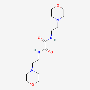 molecular formula C14H26N4O4 B11173398 N,N'-bis[2-(morpholin-4-yl)ethyl]ethanediamide 