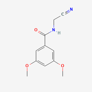 molecular formula C11H12N2O3 B11173408 N-(cyanomethyl)-3,5-dimethoxybenzamide 