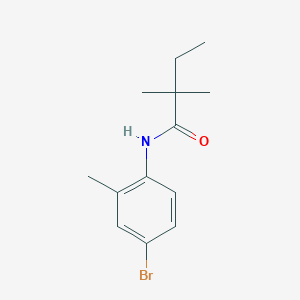 N-(4-bromo-2-methylphenyl)-2,2-dimethylbutanamide