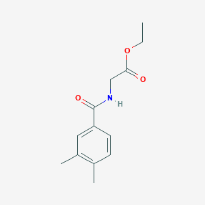 Ethyl 2-[(3,4-dimethylphenyl)formamido]acetate