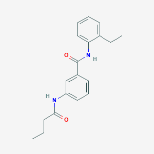 3-(butanoylamino)-N-(2-ethylphenyl)benzamide