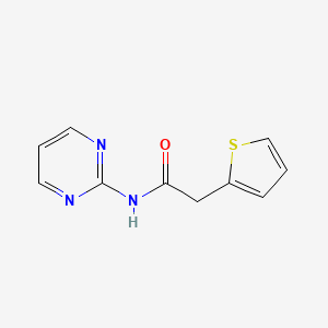 N-(pyrimidin-2-yl)-2-(thiophen-2-yl)acetamide