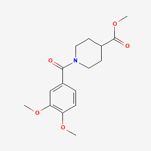 Methyl 1-(3,4-dimethoxybenzoyl)piperidine-4-carboxylate