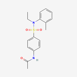 N-{4-[ethyl(2-methylphenyl)sulfamoyl]phenyl}acetamide