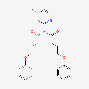 N-(4-methylpyridin-2-yl)-4-phenoxy-N-(4-phenoxybutanoyl)butanamide