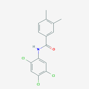 3,4-dimethyl-N-(2,4,5-trichlorophenyl)benzamide