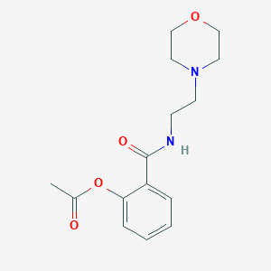 2-{[2-(Morpholin-4-yl)ethyl]carbamoyl}phenyl acetate