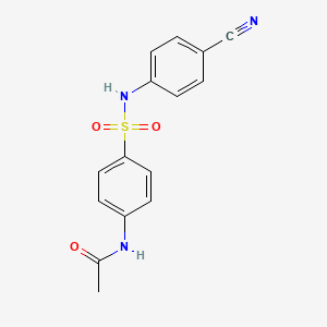 N-{4-[(4-cyanophenyl)sulfamoyl]phenyl}acetamide