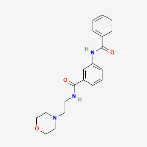 N-[2-(morpholin-4-yl)ethyl]-3-[(phenylcarbonyl)amino]benzamide