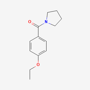 molecular formula C13H17NO2 B11173767 (4-Ethoxyphenyl)(pyrrolidin-1-yl)methanone 