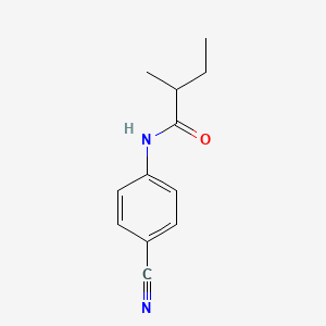 N-(4-cyanophenyl)-2-methylbutanamide