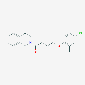 4-(4-chloro-2-methylphenoxy)-1-(3,4-dihydroisoquinolin-2(1H)-yl)butan-1-one