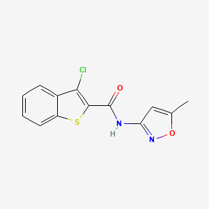 3-chloro-N-(5-methyl-1,2-oxazol-3-yl)-1-benzothiophene-2-carboxamide