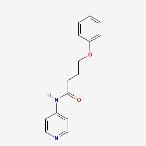 4-phenoxy-N-pyridin-4-ylbutanamide