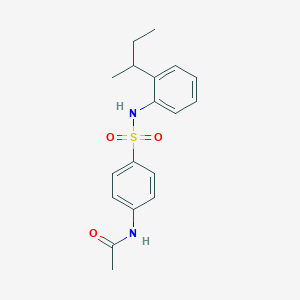 N-(4-{[2-(butan-2-yl)phenyl]sulfamoyl}phenyl)acetamide