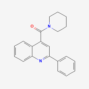 (2-Phenylquinolin-4-yl)(piperidin-1-yl)methanone