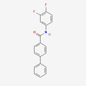 N-(3,4-difluorophenyl)biphenyl-4-carboxamide