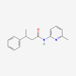 N-(6-methylpyridin-2-yl)-3-phenylbutanamide