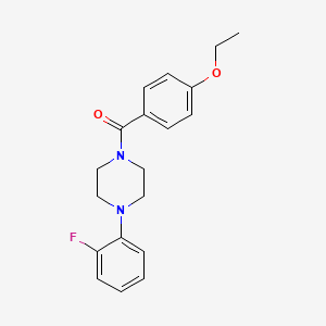 (4-Ethoxyphenyl)[4-(2-fluorophenyl)piperazin-1-yl]methanone