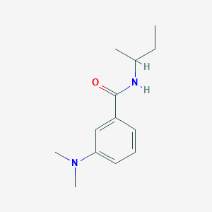 molecular formula C13H20N2O B11174261 N-(butan-2-yl)-3-(dimethylamino)benzamide 