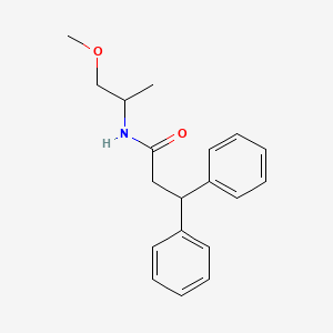 N-(1-methoxypropan-2-yl)-3,3-diphenylpropanamide