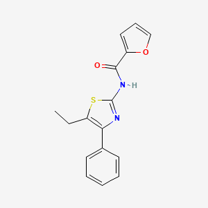 N-(5-ethyl-4-phenyl-1,3-thiazol-2-yl)furan-2-carboxamide