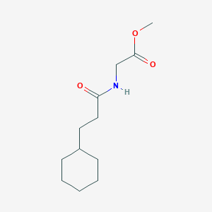 methyl N-(3-cyclohexylpropanoyl)glycinate