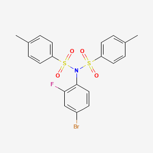 N-(4-bromo-2-fluorophenyl)-4-methyl-N-[(4-methylphenyl)sulfonyl]benzenesulfonamide