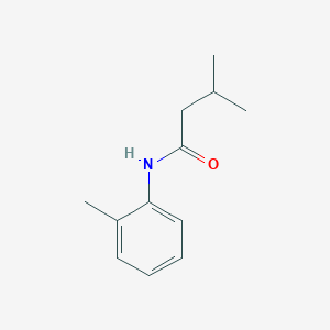 molecular formula C12H17NO B11174340 3-methyl-N-(2-methylphenyl)butanamide 