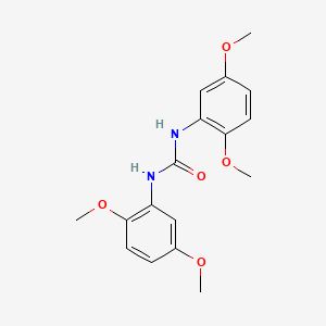 molecular formula C17H20N2O5 B11174353 1,3-Bis(2,5-dimethoxyphenyl)urea CAS No. 1240-72-8