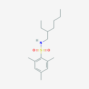 molecular formula C17H29NO2S B11174359 N-(2-ethylhexyl)-2,4,6-trimethylbenzenesulfonamide 