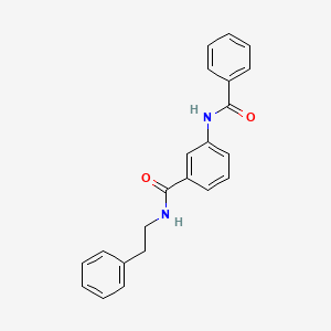 3-[(phenylcarbonyl)amino]-N-(2-phenylethyl)benzamide