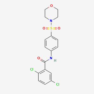 2,5-Dichloro-N-[4-(morpholine-4-sulfonyl)phenyl]benzamide