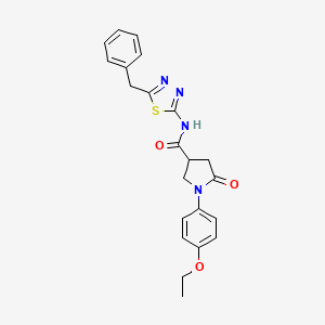 N-(5-benzyl-1,3,4-thiadiazol-2-yl)-1-(4-ethoxyphenyl)-5-oxopyrrolidine-3-carboxamide