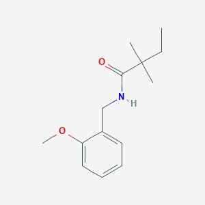 N-(2-methoxybenzyl)-2,2-dimethylbutanamide