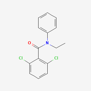 molecular formula C15H13Cl2NO B11174606 2,6-dichloro-N-ethyl-N-phenylbenzamide 