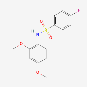 N-(2,4-dimethoxyphenyl)-4-fluorobenzenesulfonamide