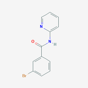 molecular formula C12H9BrN2O B11174664 3-bromo-N-(pyridin-2-yl)benzamide CAS No. 349398-82-9