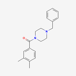 (4-Benzylpiperazin-1-yl)(3,4-dimethylphenyl)methanone