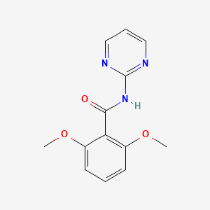 2,6-dimethoxy-N-(pyrimidin-2-yl)benzamide