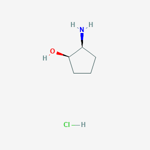 molecular formula C5H12ClNO B111749 (1R,2S)-2-氨基环戊醇盐酸盐 CAS No. 137254-03-6