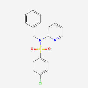 N-benzyl-4-chloro-N-(pyridin-2-yl)benzenesulfonamide