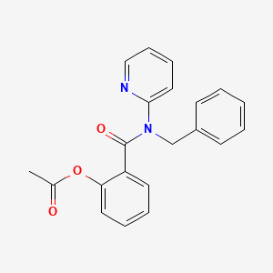 2-[Benzyl(pyridin-2-yl)carbamoyl]phenyl acetate