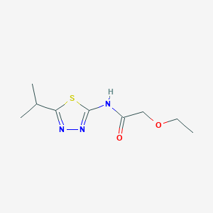 2-ethoxy-N-[5-(propan-2-yl)-1,3,4-thiadiazol-2-yl]acetamide