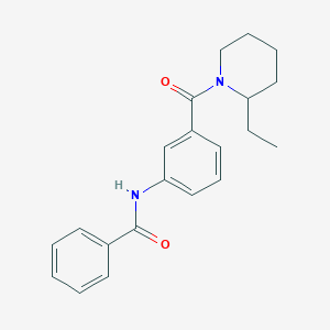 N-[3-(2-ethylpiperidine-1-carbonyl)phenyl]benzamide