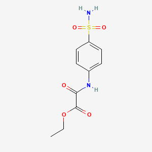 molecular formula C10H12N2O5S B11175045 Ethyl oxo[(4-sulfamoylphenyl)amino]acetate 